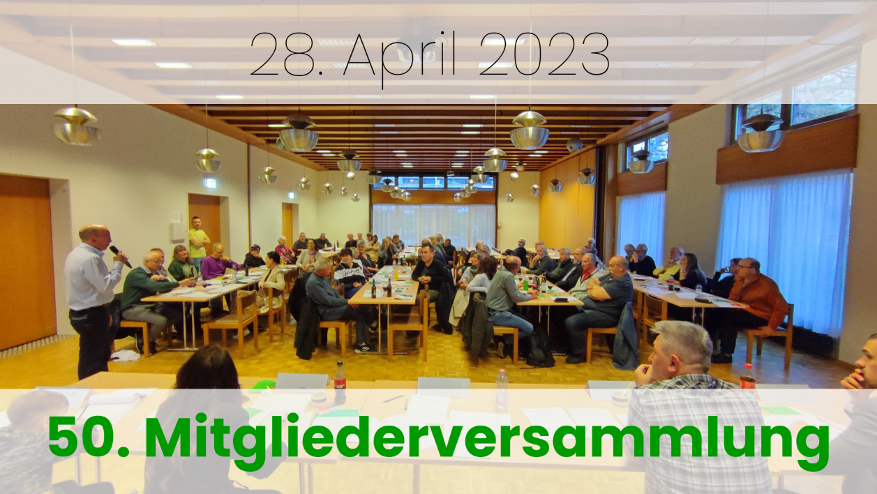 50. Mitgliederversammlung, Bewohnerverein Augarten